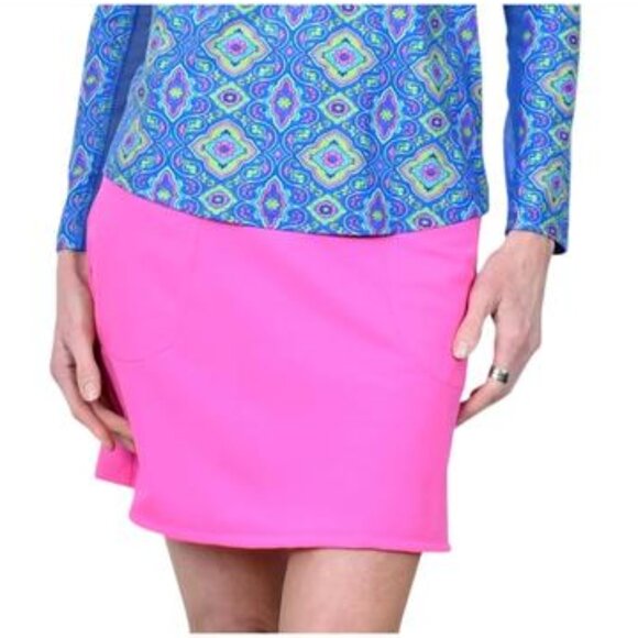 Fairway Skort - Hot Pink - Picture 1 of 2
